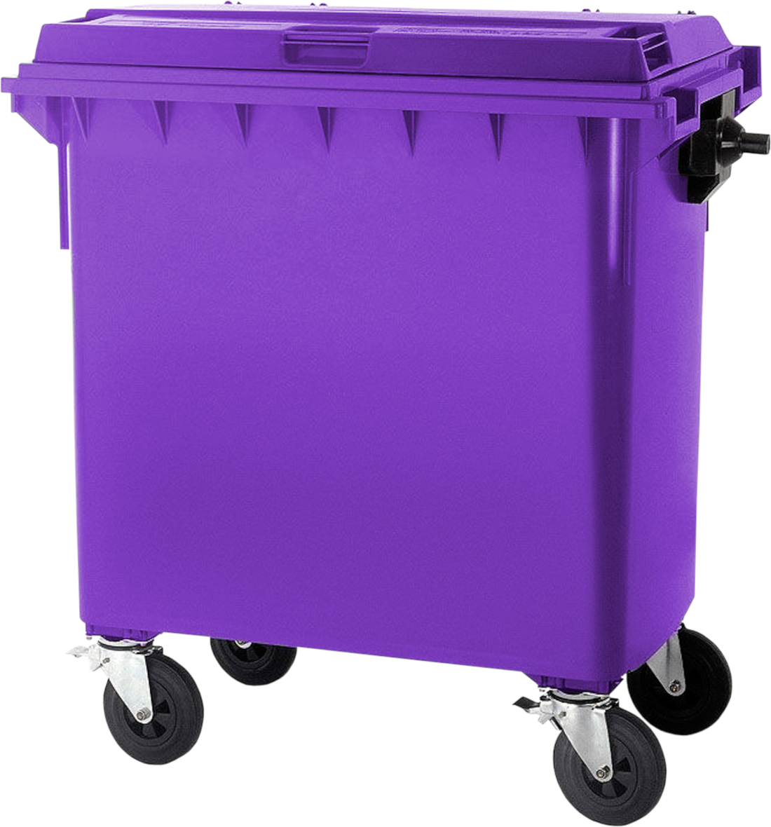 Wheelie Bin - 660 Ltr - Purple