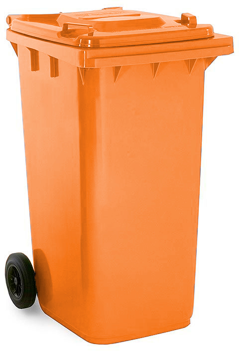 Wheelie Bin - 240 Ltr - Orange