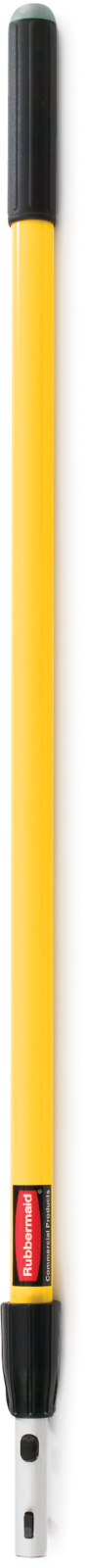Rubbermaid HYGEN Quick-Connect Straight Extension Handle - 121.9-182.9cm - Yellow