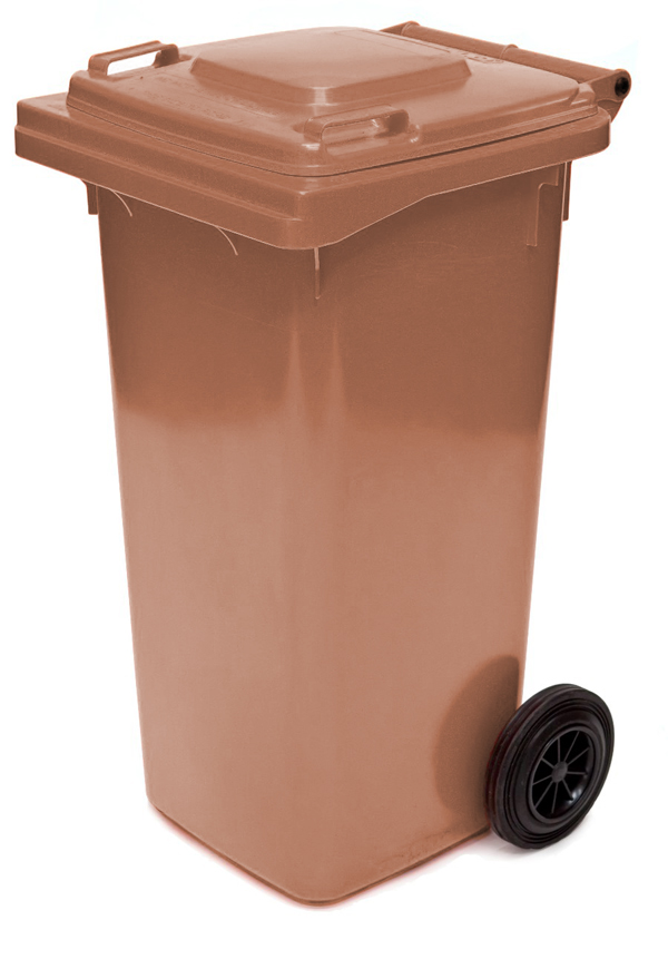 Wheelie Bin - 120 Ltr - Brown
