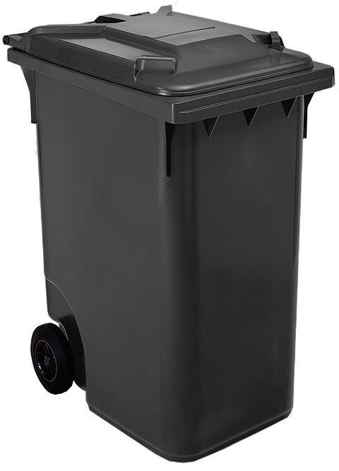 Wheelie Bin - 360 Ltr - Black/Grey