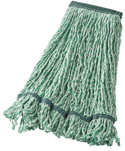 Rubbermaid Web Foot Microfibre String Mop - 5" Headband - Green