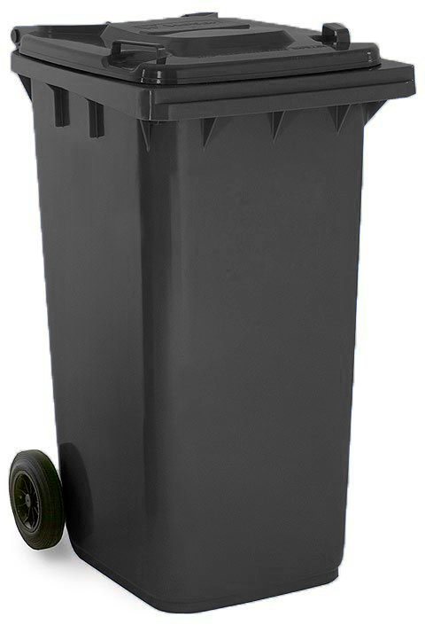 Wheelie Bin - 240 Ltr - Black/Grey