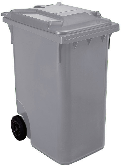 Wheelie Bin - 360 Ltr - Steel Grey