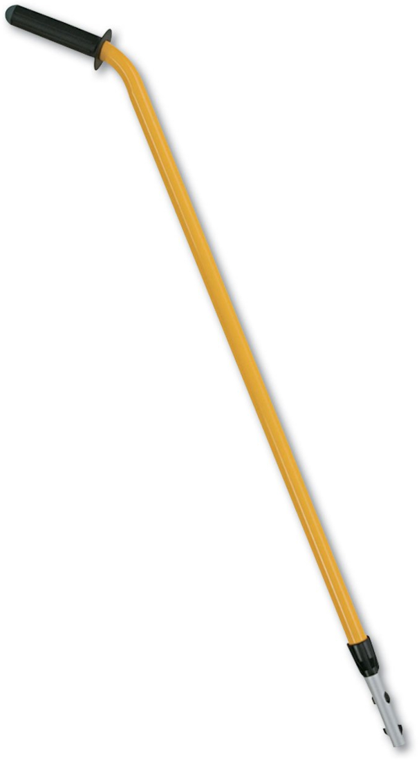 Rubbermaid HYGEN Ergonomic Quick-Connect Telescopic Mop Handle - 115-186cm - Yellow