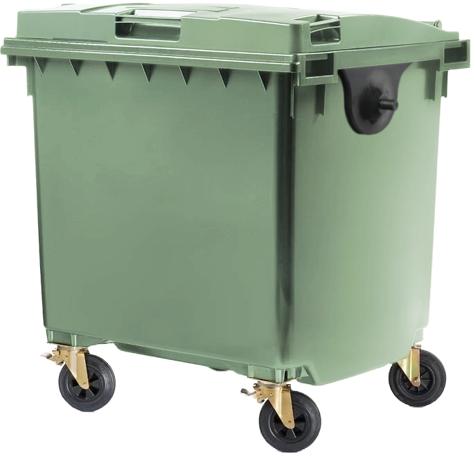 Wheelie Bin - 1100 Ltr - Green