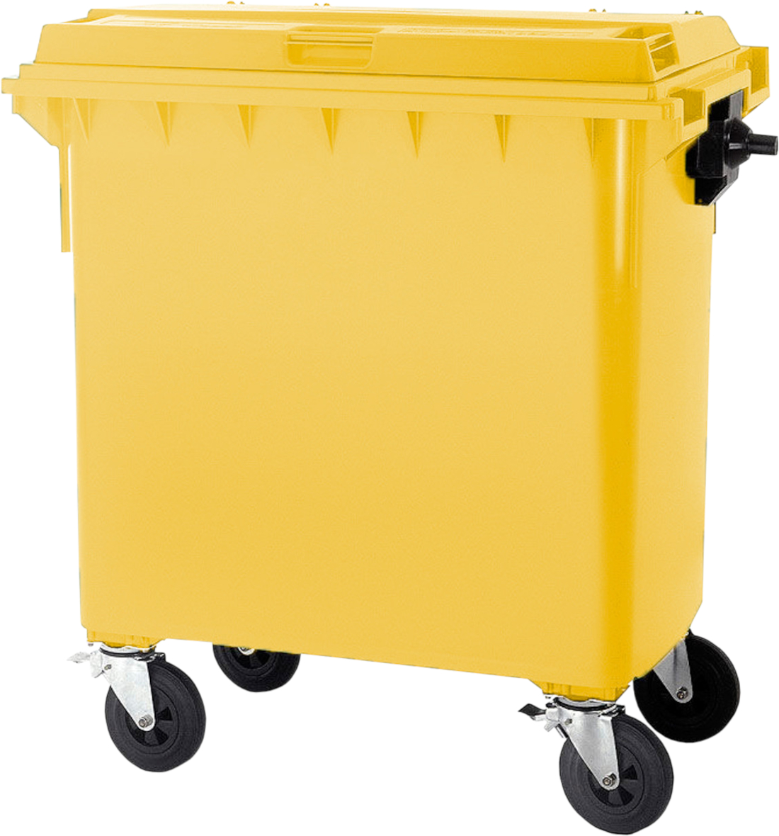 Wheelie Bin - 660 Ltr - Yellow