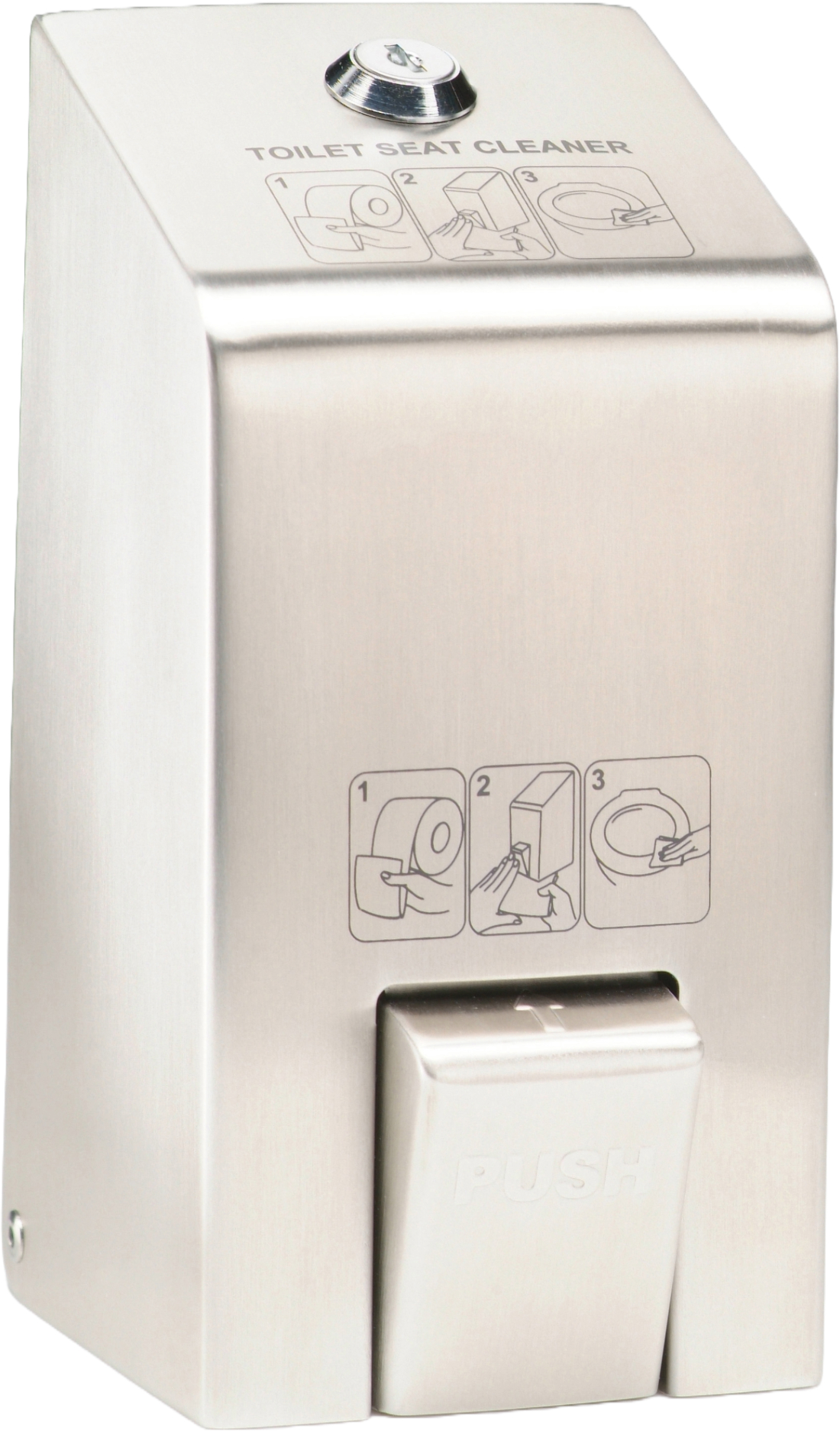 Rubbermaid Unbranded Clean Seat Spray Dispenser - 400ml - Stainless Steel