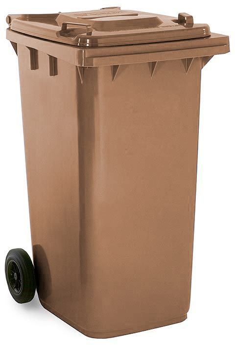 Wheelie Bin - 240 Ltr - Brown