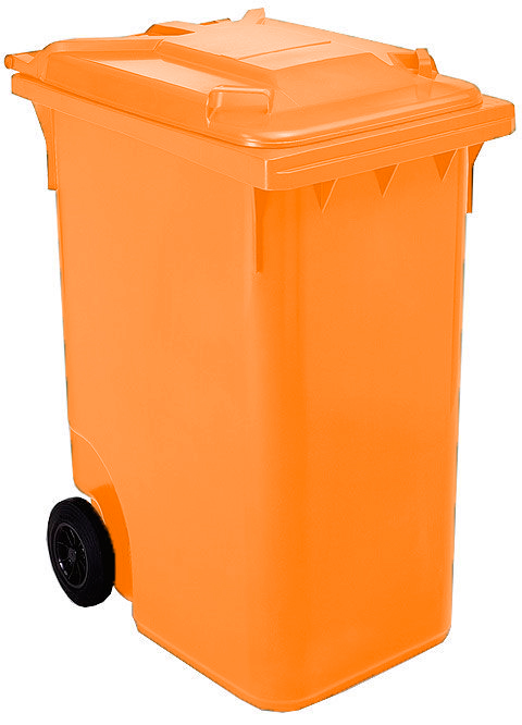 Wheelie Bin - 360 Ltr - Orange