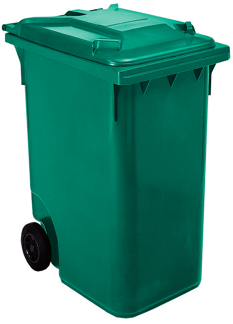 Wheelie Bin - 360 Ltr - Moss Green