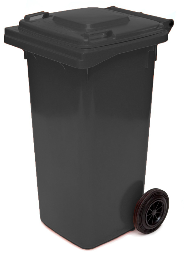 Wheelie Bin - 120 Ltr - Black/Grey