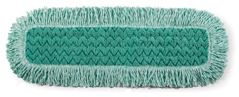 Rubbermaid HYGEN Microfibre Dust Mop with Fringe - 61cm - Green