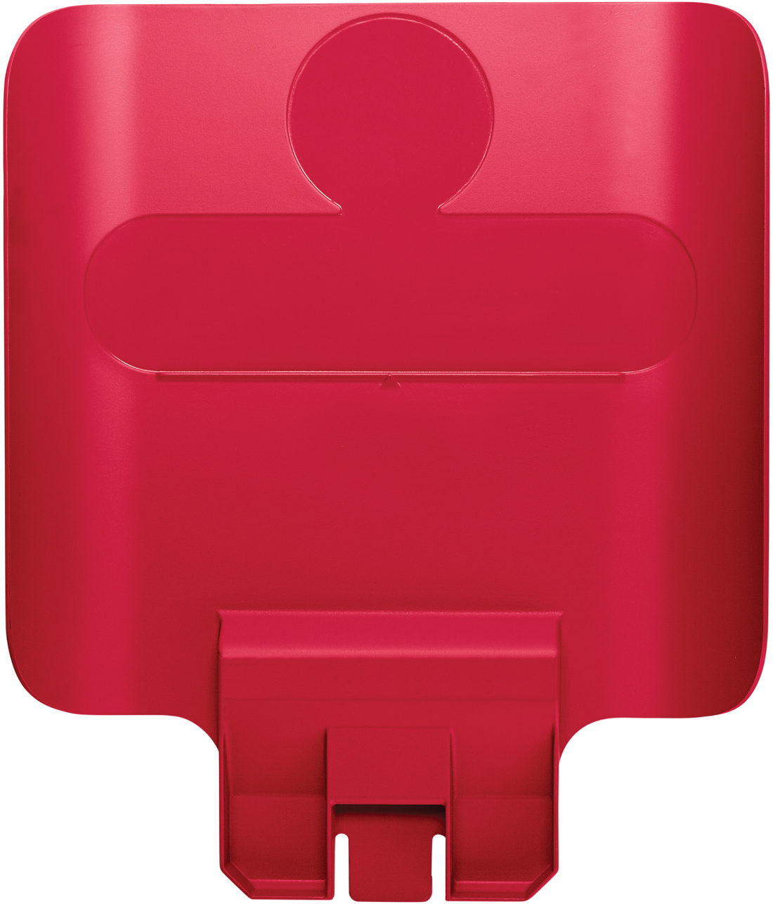 Rubbermaid Slim Jim Recycling Station Billboard - Red