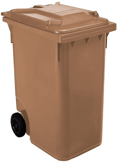 Wheelie Bin - 360 Ltr - Brown