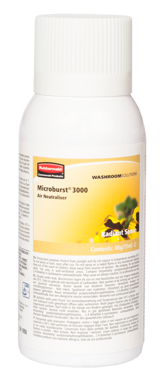 Rubbermaid Microburst 3000 Refill - 75ml - Radiant Sense