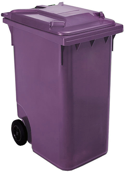 Wheelie Bin - 360 Ltr - Purple