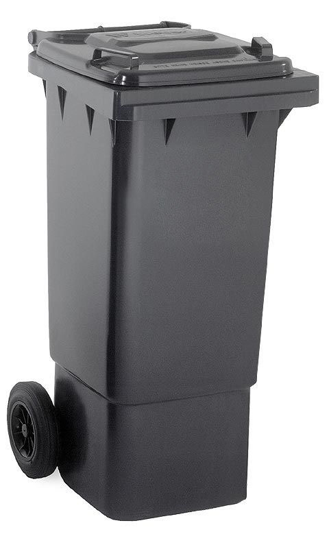 Wheelie Bin - 80 Ltr - Black/Grey