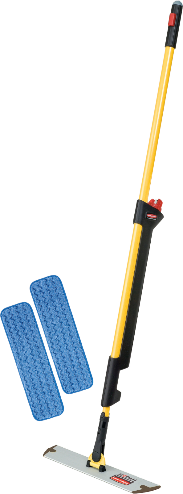 Rubbermaid HYGEN PULSE Mop with 2 HYGEN Microfibre Mop Pads