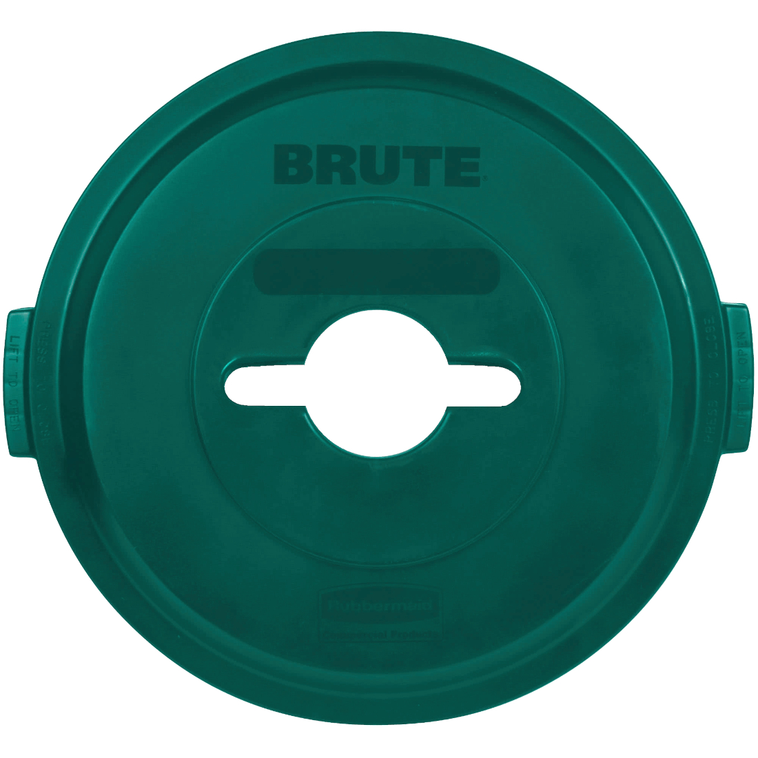 Rubbermaid BRUTE Mixed Recycling Lid - 121.1 Ltr - Green