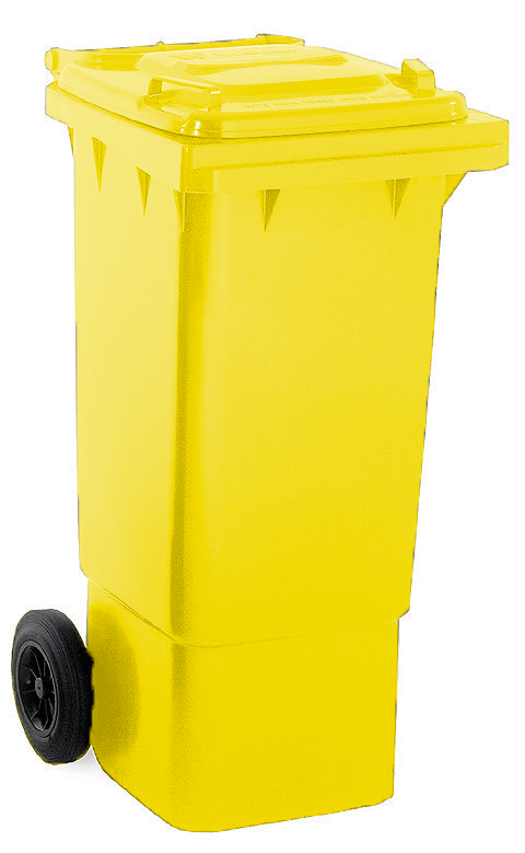 Wheelie Bin - 80 Ltr - Yellow