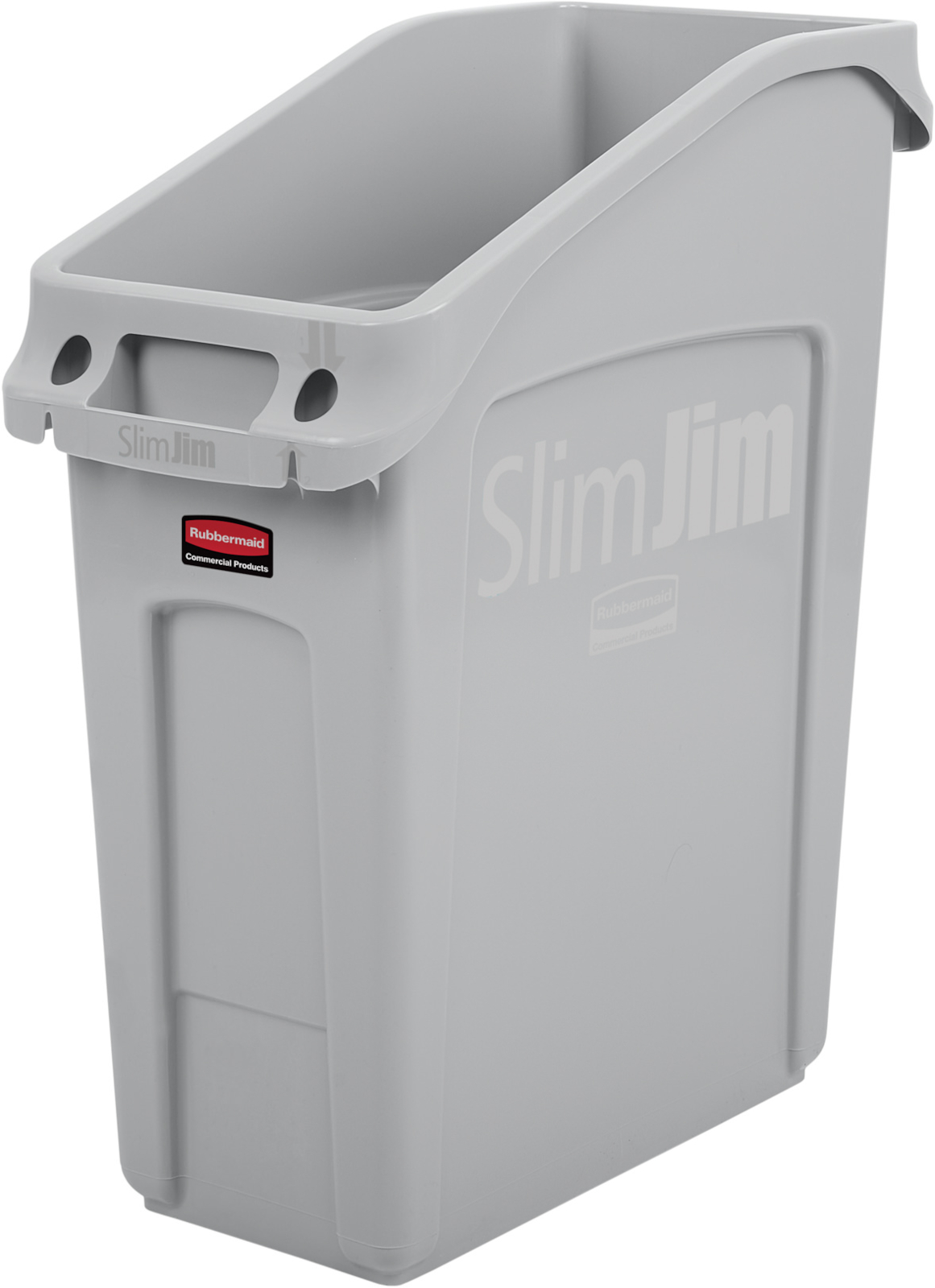 Rubbermaid Under-Counter Slim Jim - 49 Ltr - Grey