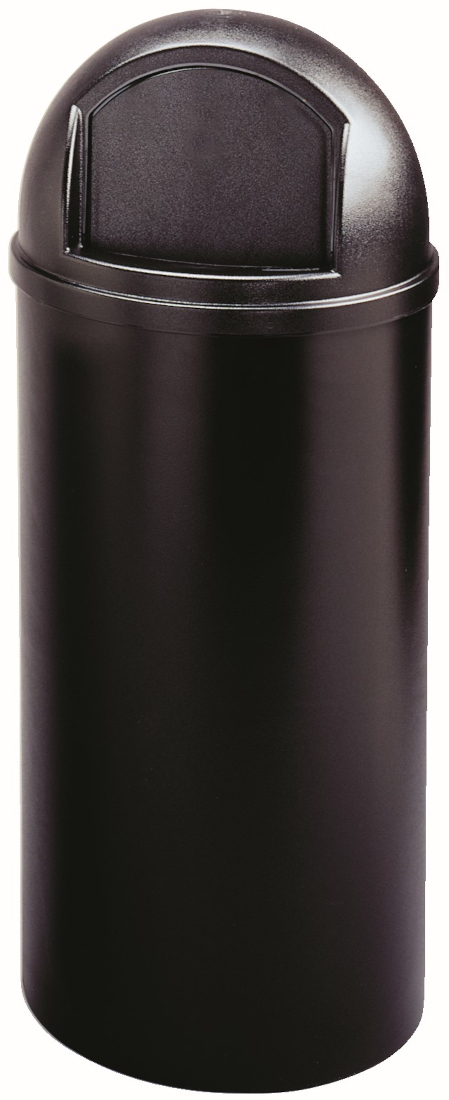 Rubbermaid Marshal Classic Container - 56.8 Ltr - Black