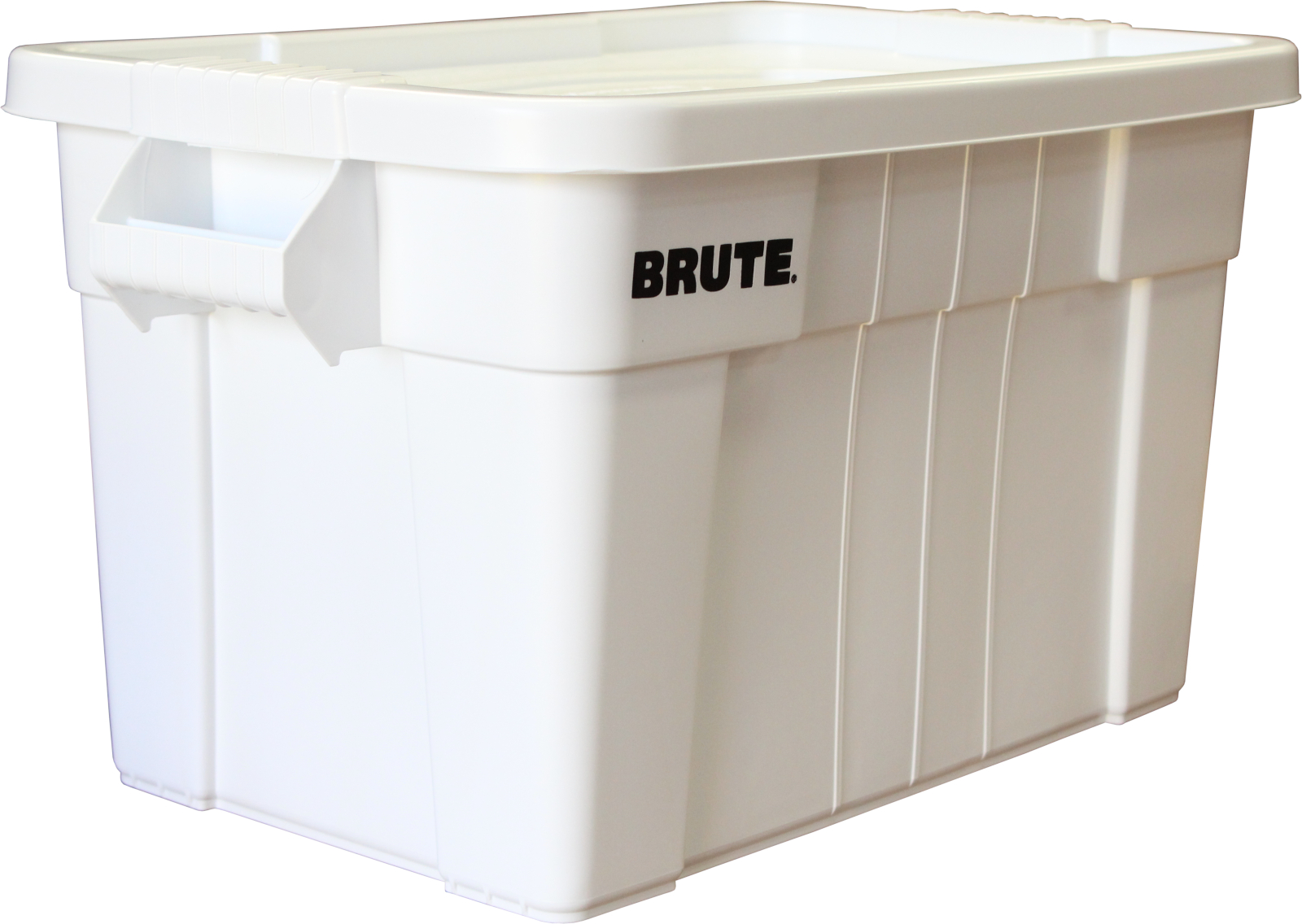 Rubbermaid BRUTE Tote with Lid - 75.5 Ltr - White