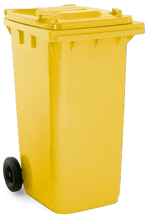 Wheelie Bin - 240 Ltr - Yellow
