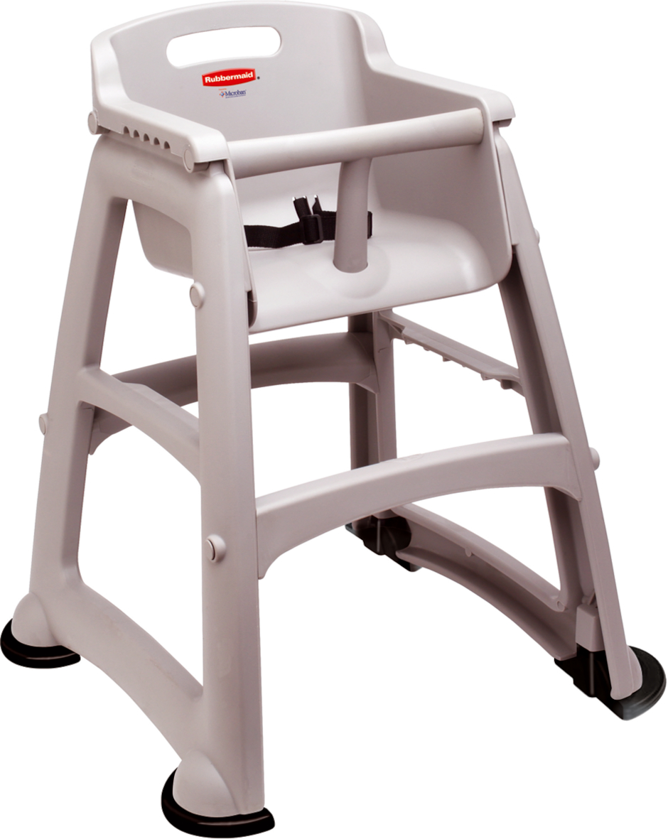 Rubbermaid Sturdy Chair with Feet - Platinum