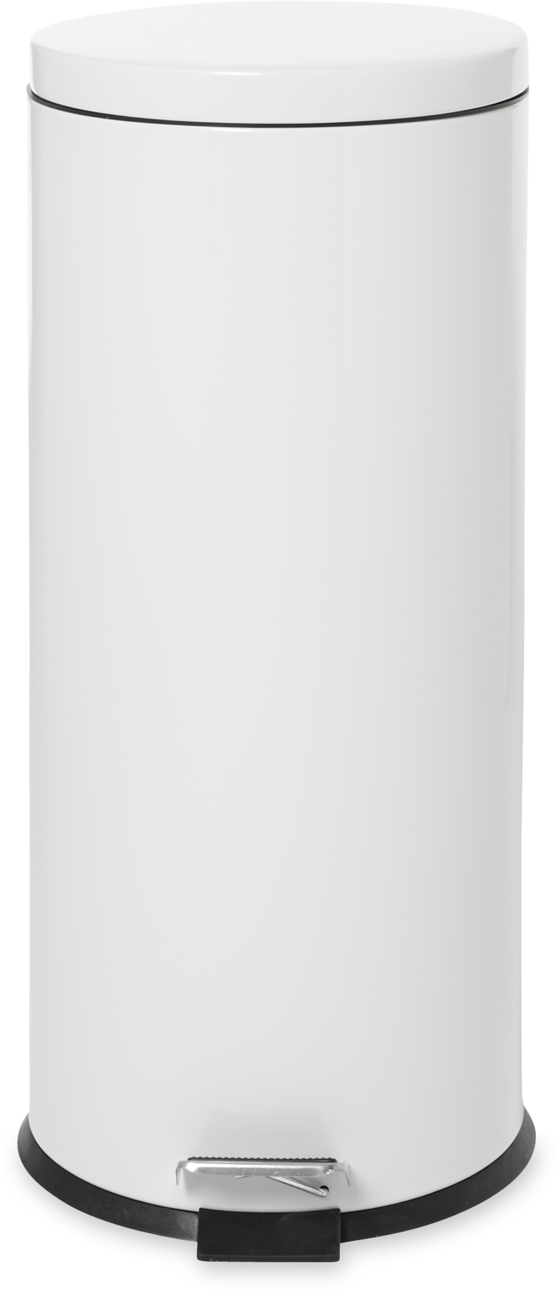 Rubbermaid Pedal Bin with Galvanised Steel Liner - 30.3 Ltr - White