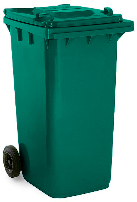Wheelie Bin - 240 Ltr - Moss Green