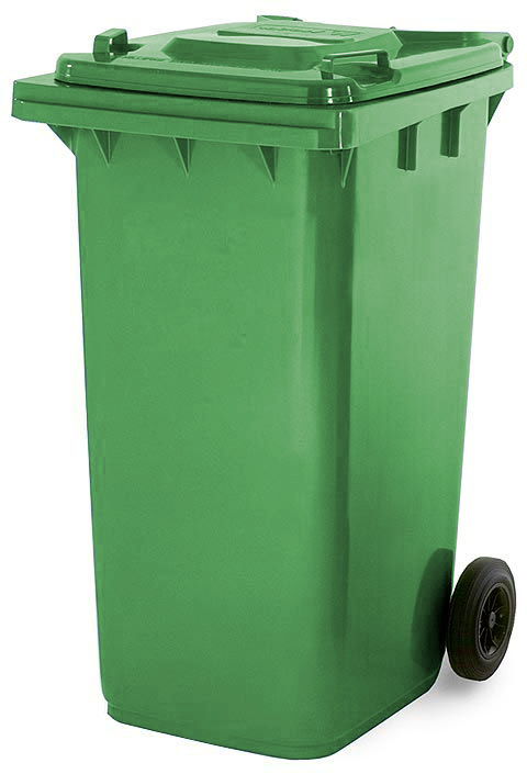 Wheelie Bin - 180 Ltr - Green