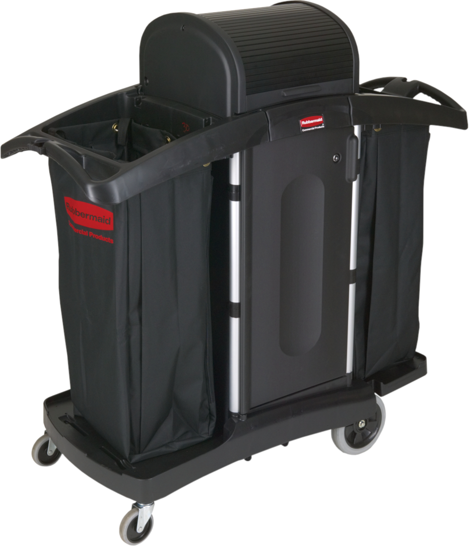 Rubbermaid High-Security Housekeeping Cart